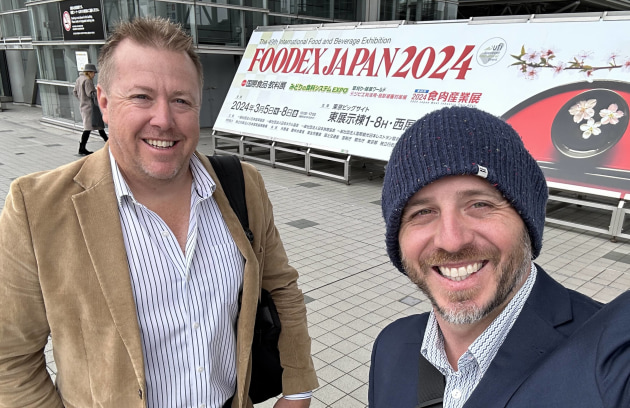 C7EVEN Communications managing partner, Adam Arndell (left), and international director Jonathan Mueller.