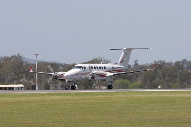 A Beechcraft 350 Super King Air previously operated by the Army. (Nigel Pittaway)