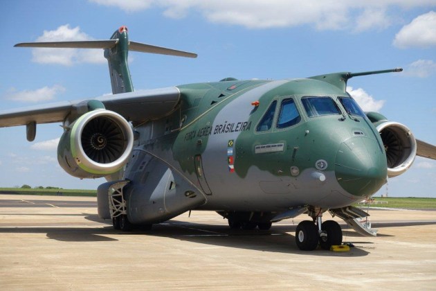 A Brazilian Air Force KC-390.
Credit: Nigel Pittaway