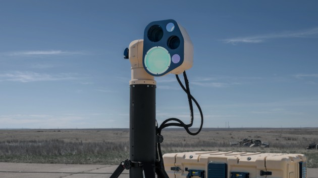 Aim Defence&rsquo;s Fractl high-power laser effector.

Credit: Aim Defence
