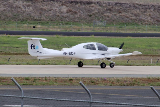 The incident aircraft photographed at Wellcamp in 2023. (Edward Jones)