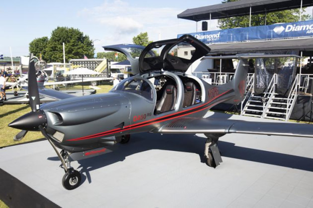 Diamond's DA50 RG big single on display. (Philip Hosking)