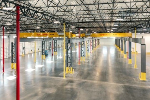 The factory floor has increased from 58,000 to 191,000 square feet.
