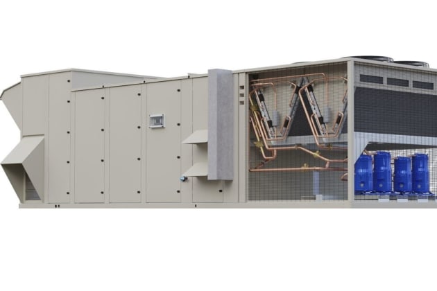 Maverick II is a 30- to 50-tonne commercial packaged rooftop system now available with R-32