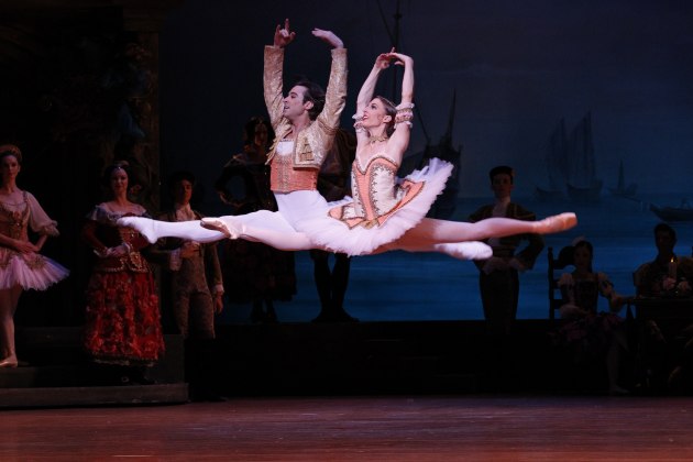 Lana Jones with husband Danial Gaudiello in Don Quixote (2013).
Photo: Jeff Busby