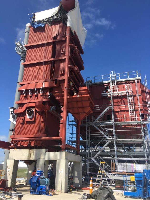 The Nutricia plant&rsquo;s biomass boiler comes online this year.