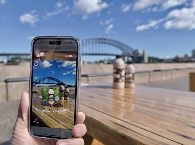 Dare drinkers can now scan an on-pack QR code to be transported into a virtual rainforest, allowing Australians to enjoy an augmented reality experience. Image: Bega Group