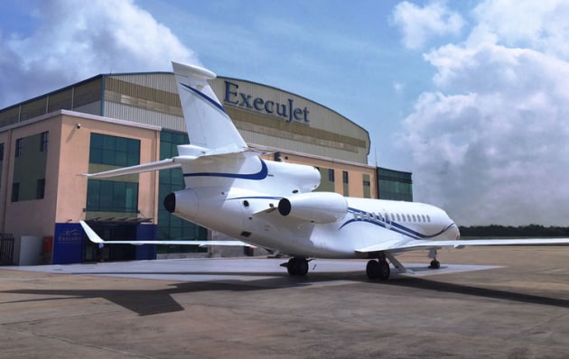 ExecuJet runs 27 FBO facilities around the world servicing 165 aircraft. (ExecuJet)