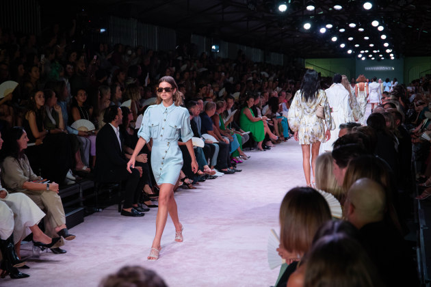 David Jones Gala Runway - PayPal Melbourne Fashion Festival 2022. Picture by LUCAS DAWSON PHOTOGRAPHY