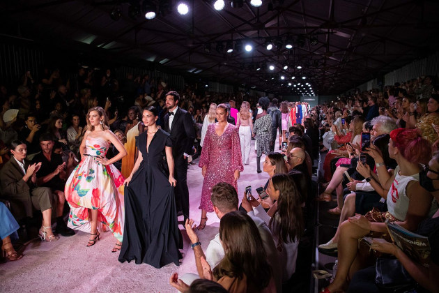 David Jones Gala Runway - PayPal Melbourne Fashion Festival 2022. Picture by LUCAS DAWSON PHOTOGRAPHY