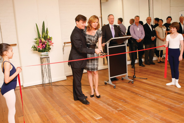 David McAllister AC and Dame Darcey Bussell at the official reopening of the RAD Darlinghurst Headquarters. Image supplied by the Royal Academy of Dance