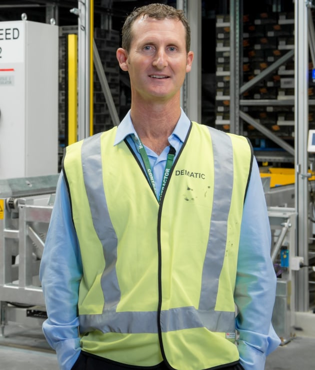 Dematic industry logistics manager, David Rubie. (Source: Dematic)