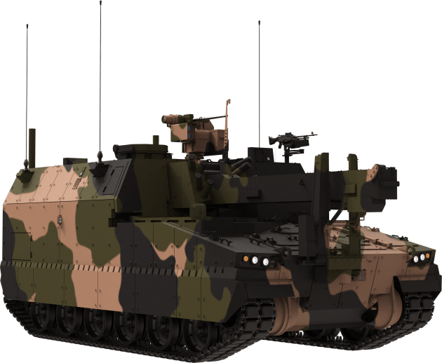 Both the SPH and ammunition vehicle will be produced in Geelong. (Hanwha Defense Australia)