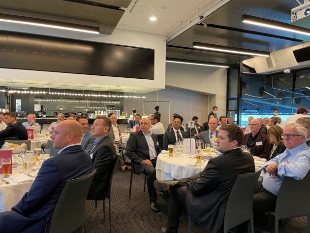 The first APPMA members dinner of the year attracted a large crowd keen to get together in person after the severe Covid-19 restrictions.