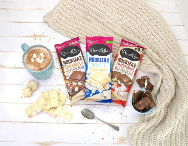 Darrell Lea has added three new flavours to its range of Rocklea Road blocks, including the first ever White Chocolate Rocklea Road. There's also a caramel variety and strawberry dark chocolate block to try.&nbsp;