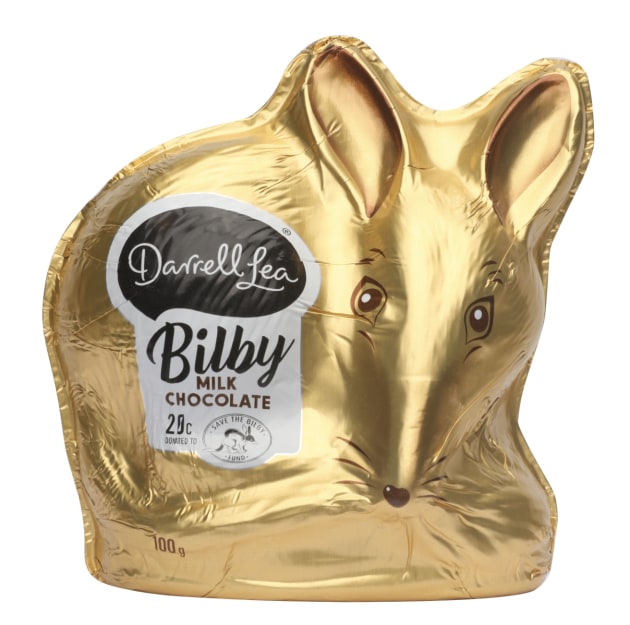 Every year, Darrell Lea partners with the Save the Bilby Foundation, and 20 cents from every chocolate bilby sold goes to the charity.