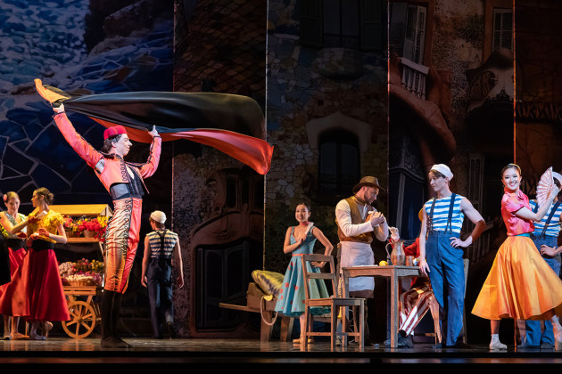 Caleb Durbin in Alberta Ballet's Don Quixote. Image by Nan Price