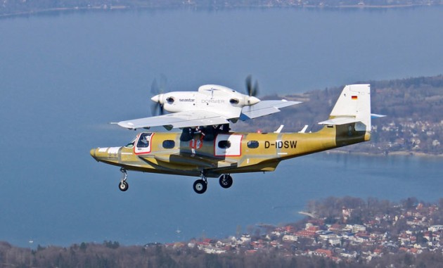 Dornier Seawings Seastar on its first flight. (Dornier Seawings)