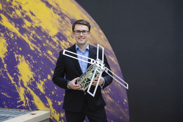 Myriota CEO and co-founder Dr Alex Grant, whose company is supporting the space services mission. Supplied