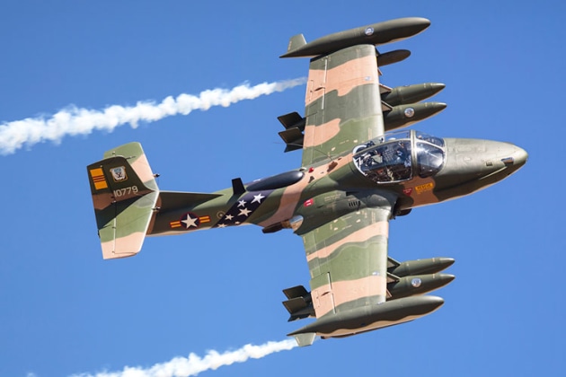 Cessna's A-37 Dragonfly was a light attack aircraft used during the Vietnam war. (Phil Hosking)