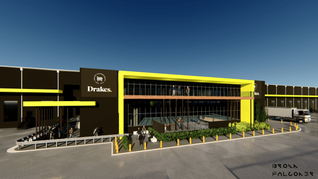 The Drakes Supermarket distribution centre is expected to focus on robotics and create more jobs for the region.