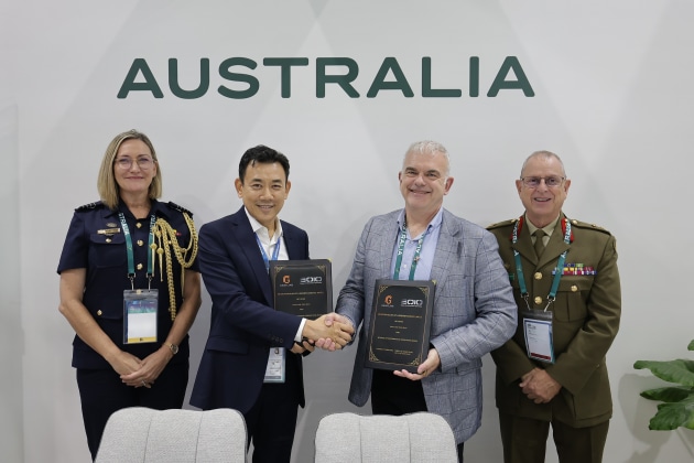 School of Information Operations and Grayline Sdn Bhd have signed a Memorandum of Understanding at the Defence Services Asia exhibition, reaffirming their commitment to collaborate on operationally focused training in Malaysia.

Credit: SOIO