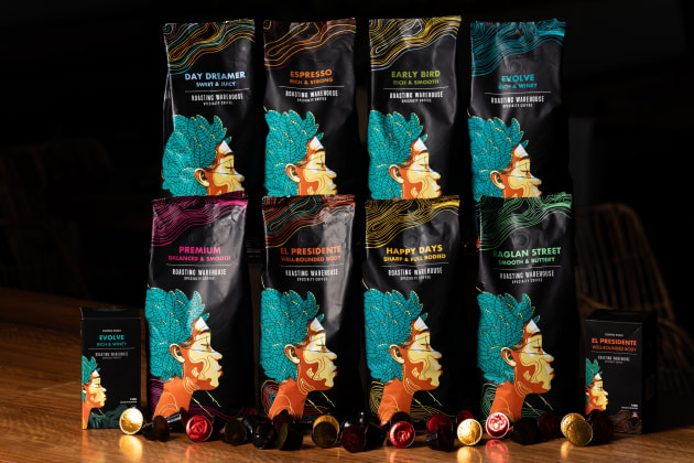 Melbourne-based coffee roastery, Roasting Warehouse Specialty Coffee, has quadrupled productivity following the installation of Jet Technologies&rsquo; Goglio G21 Vertical Form Fill & Seal coffee packing machine.
Source: Roasting Warehouse