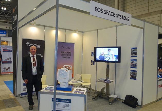 EOS at DSEI Japan 2019. (Nigel Pittaway)