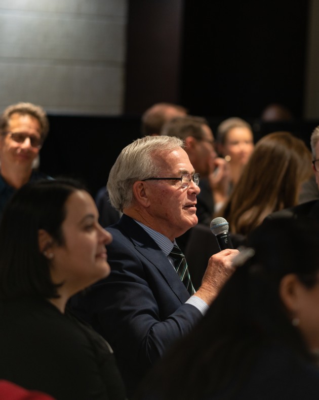 Sustainability consultant Keith Chessell was one of the 70-plus audience interested in knowing more.