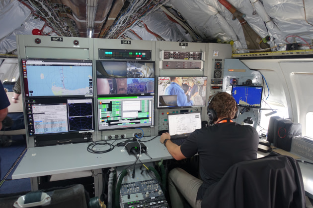 Honeywell and Inmarsat demonstrated reliable high-bandwidth connectivity during the demonstration flights from Avalon. (Nigel Pittaway)