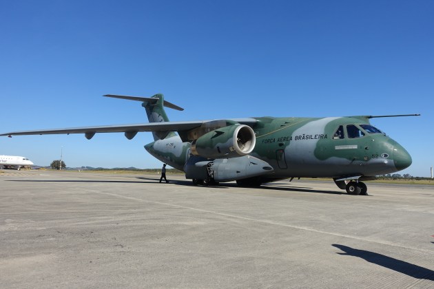 A Brazilian Air Force C-390.

Credit: Nigel Pittaway