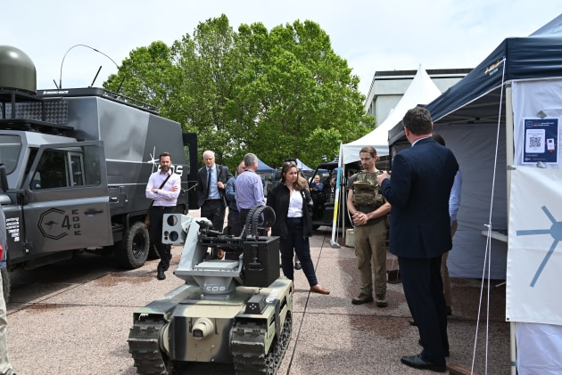 C4 EDGE technology on display in Canberra on Wednesday 8 December. (EOS)