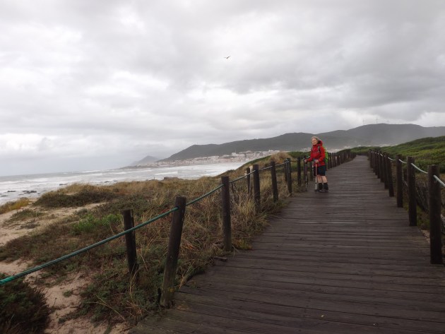 The windswept boardwalk out of Ancora. Image supplied