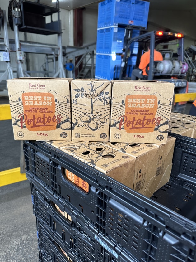 PIDA 2024 finalist  Save Food Packaging Design &ndash; Dutch Cream Potatoes Red Gem: Red Gem Packers and Growers & The Packaging Hippie
