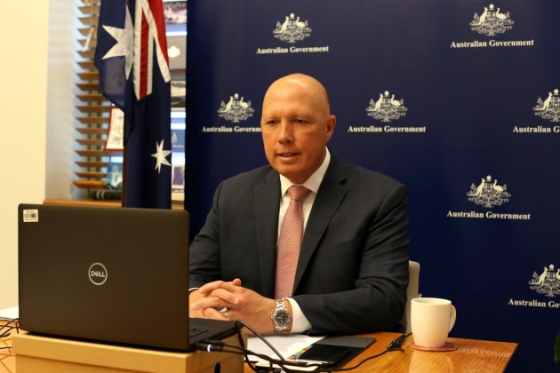Peter Dutton is now Minister for Defence. (via Twitter)