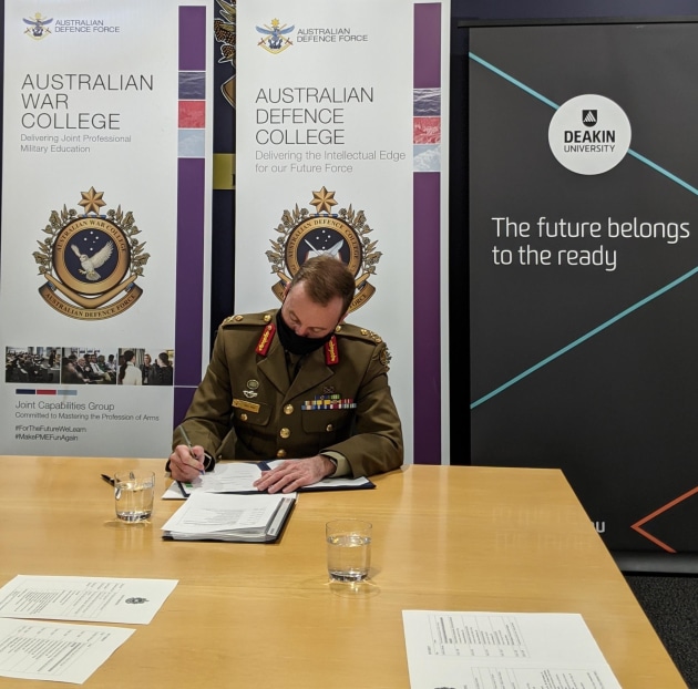 Credit: Australian Defence College via Twitter