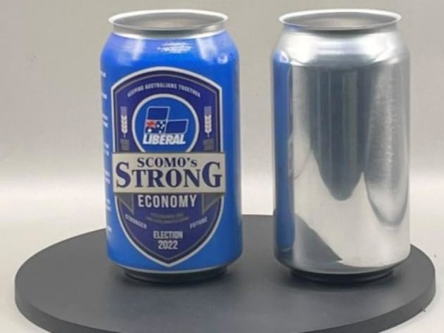 Personalised: East Coast Canning can for the prime minister