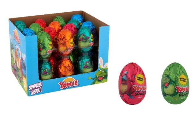 Each Yowie character has its own 100 gram Easter Egg with a surprise collectable inside.