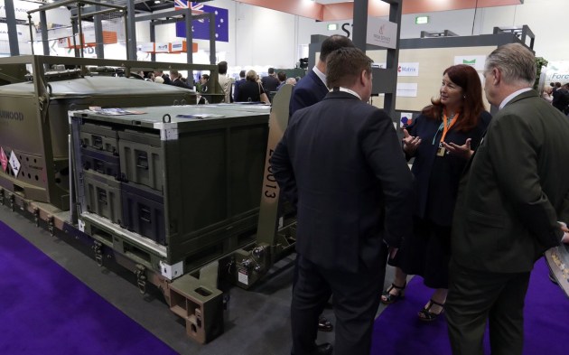 Minister for Defence Industry Melissa Price made the announcement with ECLIPS Logistics at DSEI. Credit: Minister Price via Twitter