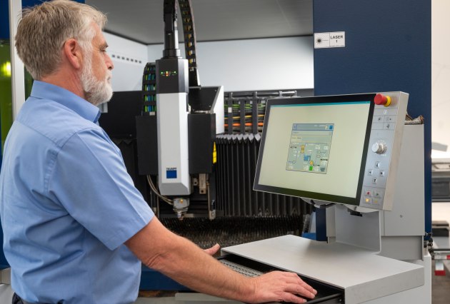 TruLaser temperature reading (Pic: TRUMPF)