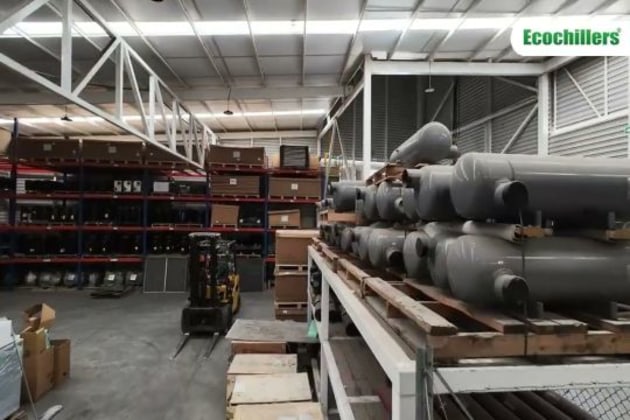 EcoChillers warehouse.