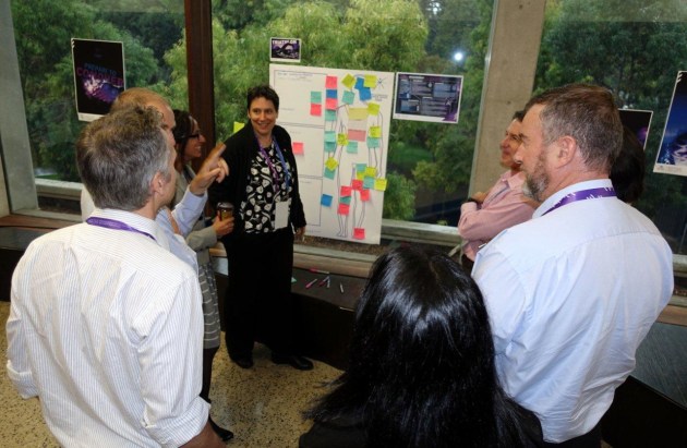 One of the teams during a workshop session aimed at defining future human measurement and modification technologies. ADM/Nigel Pittaway
