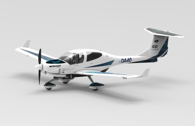 Diamond has an electric version of the DA40 in development. (Diamond Aircraft)