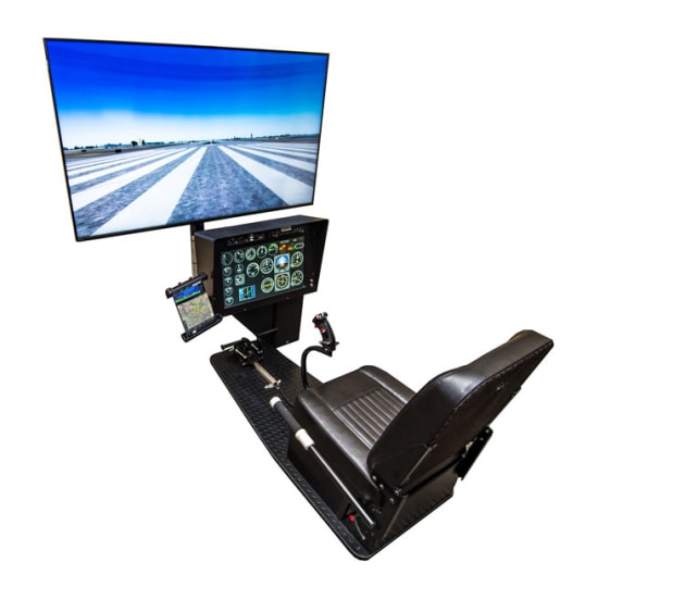 Elite's new TH-50 personal helicopter simulator. (Elite Simulation Solutions)