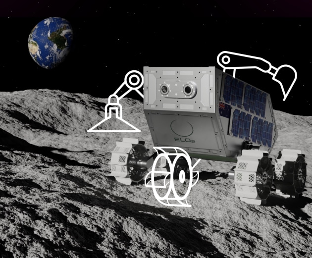 Lunar rover concept image.
Credit: ELO2