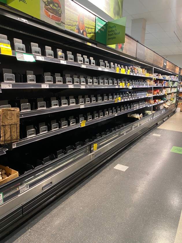 An extremely low workforce is affecting the transport and distribution sector which is keeping shelves empty.