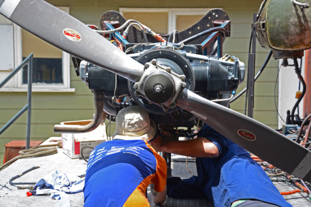 Australia has been unable to solve dwindling numbers of qualified aviation engineers. (Steve Hitchen)