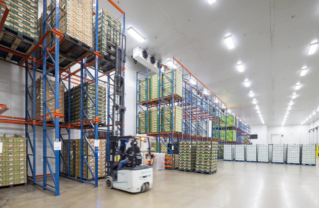 Envision cold storage assets.