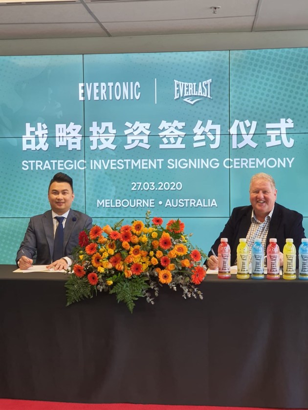 Australian Product Research has signed an exclusive licensing agreement with boxing and fitness brand Everlast to produce branded water and sports water drinks.