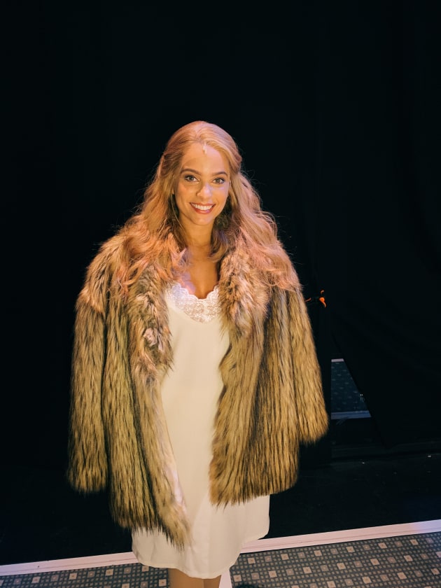 Olivia Carniato as understudy for 'Evita'.